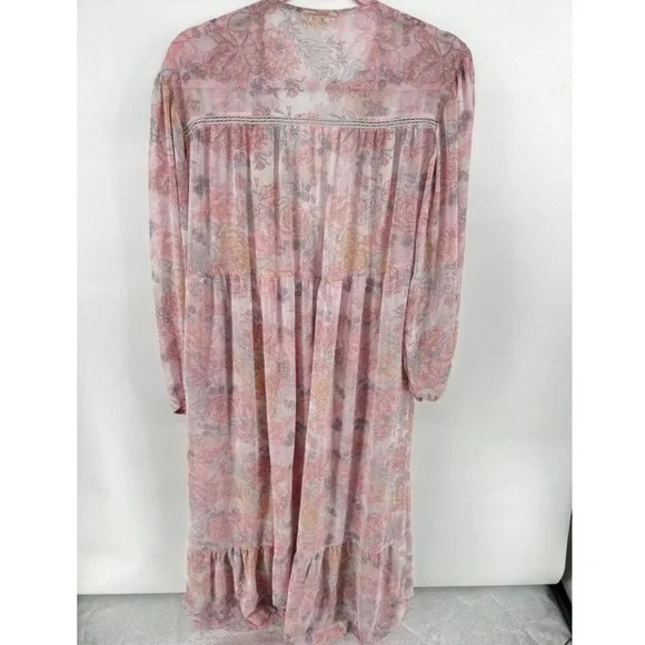 Free people intimately Lace long babydoll robe XS/S - Picture 2 of 3